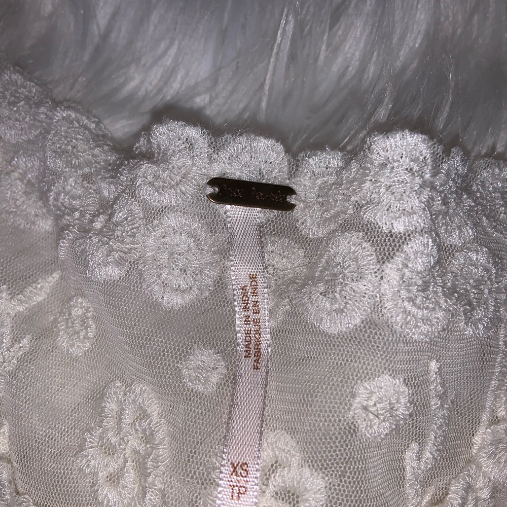 Free People Floral Embroidered Dress XS - Picture 6 of 8